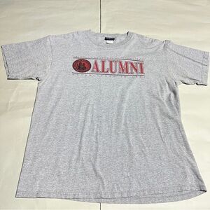 Vintage JanSport Alumni Graphic Tee XL Gray California University Shirt